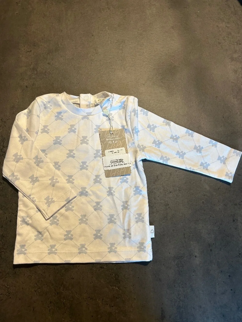 PimaLu Two Piece Set in Teddy Bear Blue
